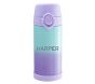 Lavender/Aqua Ombre Glitter Mackenzie Water Bottle