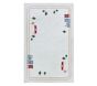 Interactive Play Train Border Wool Rug