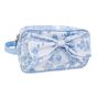 LoveShackFancy Blue Damask Floral Mackenzie Dual Compartment Pouch