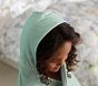 Disney Princess Enchanted Ruffled Kid Hooded Towel
