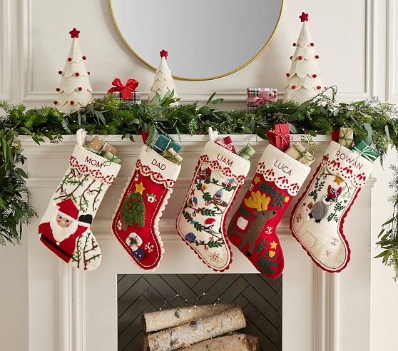 west elm x pbk Modern Christmas Stocking Collection