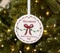 Personalized Baby's First Christmas Bow Ornament