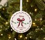 Personalized Bow Christmas Ornament