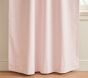 Open Box: Evelyn Linen Blend Blackout Curtain (54"W x 84"L) - Light Pink
