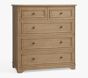 Open Box: Fillmore 5-Drawer Drawer Chest (41"W x 21"D) - Seadrift, Antique Bronze