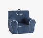 Anywhere Chair<sup>&reg;</sup>, Navy Sherpa with Gingham Piping