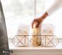 Metal Prism Diaper Caddy
