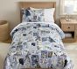 <i>Star Wars</i><sup>&trade;</sup> Heritage Glow-in-the-Dark Cotton Duvet Cover & Shams