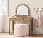 Bean-Filled Vanity Stool