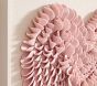 Dimensional Fabric Heart Wall Art