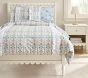 Hill House Home Floral Block Stripe Cotton Duvet Cover &amp; Shams