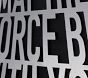 <i>Star Wars</i>&trade; May the Force Be With You<sup>&trade;</sup> Sign (24"x 20")