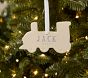 Personalized Train Shaped Ornament