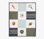 All Star Sports Patchwork Heirloom Kid Throw Blanket