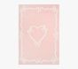 Bow Heart Fuzzy Kid Throw Blanket