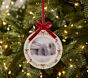 Christmas Wreath Round Painted Frame Ornament