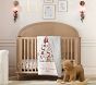Holiday Teddy Bears Organic Cotton Crib Fitted Sheet