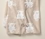 Carved Faux Fur Baby Blanket