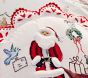 Riley Sheehey Embroidered Santa Pillow