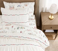 Riley Sheehey Holiday Ruched Duvet Cover & Shams