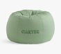 Anywhere Beanbag<sup>&trade;</sup>, Solid Sage Twill Slipcover Only