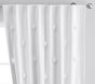 Pom-Pom Appliqué Cotton Blackout Curtain