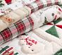Holly Jolly Santa Quilt Bedding Set