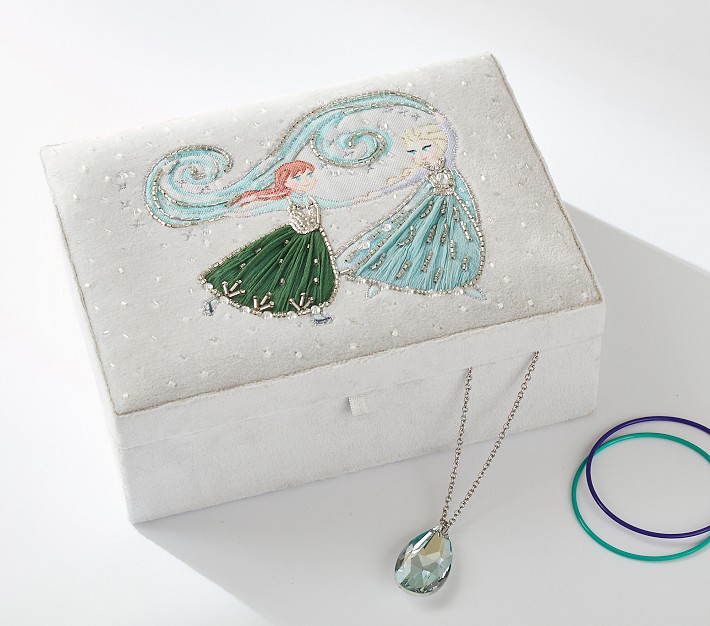 Disney Frozen Anna & Elsa Jewelry Box | Pottery Barn Kids