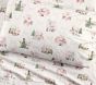 Blush Holly Jolly Santa Organic Cotton Sheet Set