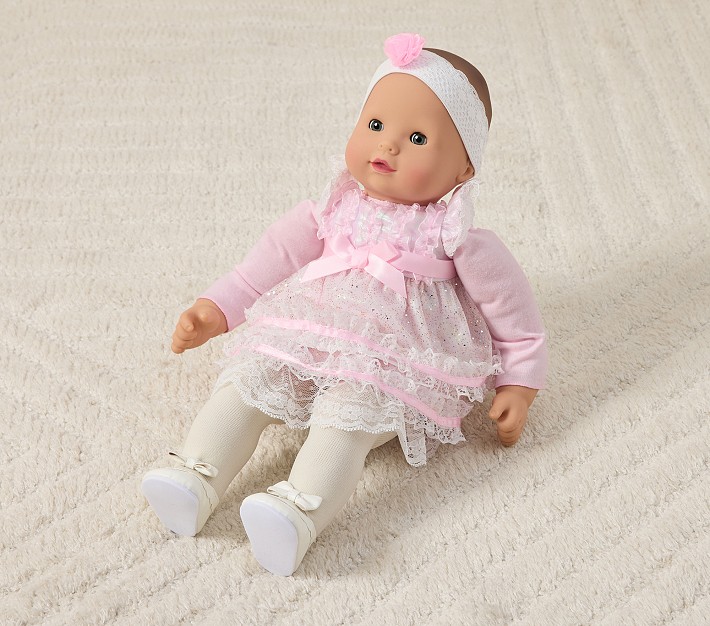 Götz LoveShackFancy Daisy Baby Doll | Pottery Barn Kids