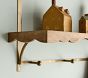 Chris Loves Julia Metal and Wood Tiered Shelf (24"x 18")