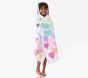 Rainbow Heart Kid Beach Hooded Towel UPF 50+
