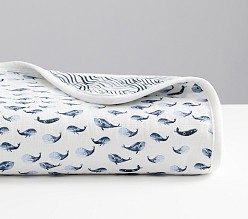 Jack Whale Organic Cotton Muslin Oversized Blanket