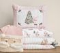 Blush Holly Jolly Santa Quilt Bedding Set
