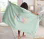 Disney Princess Enchanted Ruffled Kid Hooded Towel