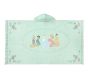 Disney Princess Enchanted Ruffled Kid Hooded Towel