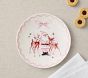 Pink Christmas Melamine Plate