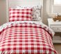 Buffalo Check Organic Cotton Percale Duvet Cover &amp; Shams