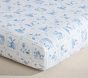 Delft Tile Farm Friends Organic Crib Fitted Sheet
