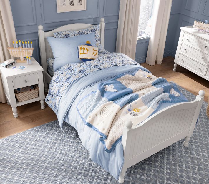 Rifle Paper Co. Hanukkah Kid Throw Blanket | Pottery Barn Kids