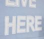 Cool Kids Live Here Embroidered Canvas Art (44" x 34")