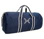 Navy Trim Solid Mackenzie Duffle Bag