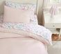 Chambray Reversible Organic Cotton Duvet Cover &amp; Shams