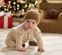 Teddy Bear Hat and Bootie Set