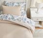 Chambray Reversible Organic Cotton Duvet Cover &amp; Shams