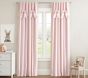 Evelyn Linen Blend Bow Valance Blackout Curtain