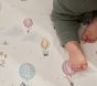 Hot Air Balloon Organic Cotton Crib Fitted Sheet