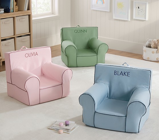 Anywhere Chair, Monochrome Twill Collection | Pottery Barn Kids