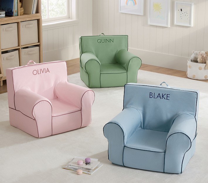 Anywhere Chair, Monochrome Twill Collection | Pottery Barn Kids