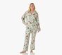 Open Box: Adult Candy Cane Village Flannel Pajama Set